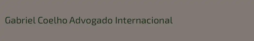 Gabriel Coelho Advogado Internacional